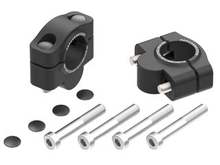 HEPCO & BECKER αποστάτες τιμονιού 20mm ύψος για Yamaha Ténéré 700 (2025-) Μαύρο-thumb-1
