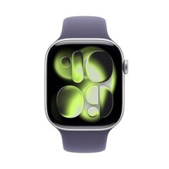 Apple Watch Series 11 GPS Silver Aluminium 46mm - Purple Fog Sport Band (M/L)
