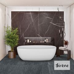 Μπανιέρα Solid Surface Ελεύθερης Τοποθέτησης U2 Freestanding 165x85, Sirene White Matt U2-301