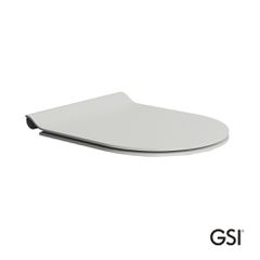 Κάλυμμα Λεκάνης Norm, Pura, Kube, Super Slim Soft Close GSI Cenere MS86SC-450