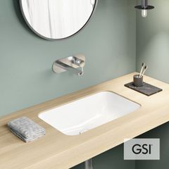 Νιπτήρας Πορσελάνης Pura Υποκαθήμενος50x35 GSI White 7247-300
