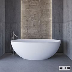 Μπανιέρα Ελεύθερης Τοποθέτησης VISTA Freestanding 160x70, SCHOCK White Matt VIS16070-301