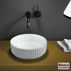 Νιπτήρας Πορσελάνης ETNA-S Φ36 Bianco Ceramica White 33136-300