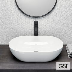 Νιπτήρας Πορσελάνης Pura 60x37 GSI White 8834-300
