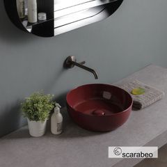 Νιπτήρας Πορσελάνης Glam Φ39 Scarabeo Cherry Glossy 1807-830
