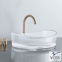 Νιπτήρας Γυάλινος CAVO 50x37,5 VOSS Glass Clear VL1150-000
