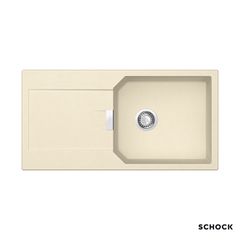 Νεροχύτης Κουζίνας Γρανίτη Manhattan 100x51 Schock Cristalite Vanilla Granite 30100-1321