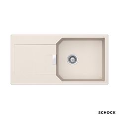 Νεροχύτης Κουζίνας Γρανίτη Manhattan 100x51 Schock Cristalite Everest Granite 30100-1511