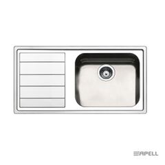 ΝΕΡΟΧΥΤΗΣ LINEAR 100x50 APELL INOX ΛΕΙΟ LEFT 8515L-110