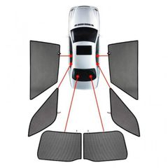 CarShades ΚΟΥΡΤΙΝΑΚΙΑ ΜΑΡΚΕ CAR SHADES ΓΙΑ MG HS 5D 2019+ - 6 ΤΕΜ. PVC.MG-HS-5-A