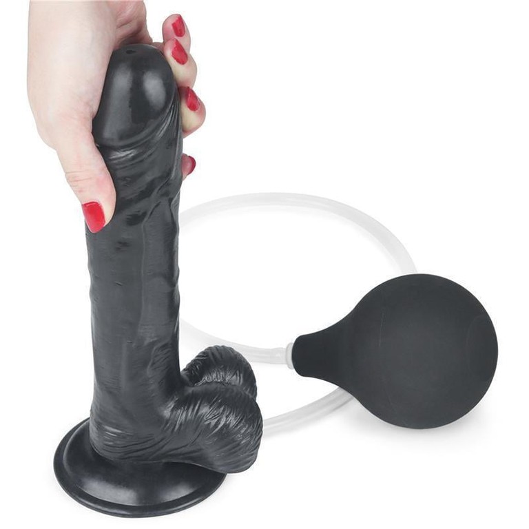 Lovetoy Squirting Dildo Black 9''