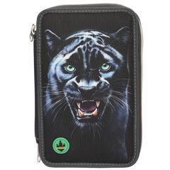 Dino World - Adventure World Triple Pencil Case LED PANTHER - Dark Grey / Toys