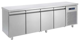 Ανοξείδωτο Ψυγείο Πάγκος PG 239 (239*70*85cm - 4 πόρτες GN)