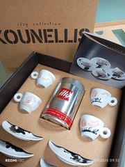 JANNIS KOUNELLIS 2005 ILLY COLLECTION 4CUP ESPRESSO