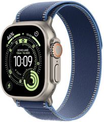 Apple Watch Ultra 3 Titanium 49mm Αδιάβροχο με eSIM και Παλμογράφο (Natural Titanium Case with Blue/Bright Blue Trail Loop - M/L) - Πληρωμή και σε εως 12 δόσεις