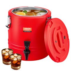 Μονωμένος Διανομέας Ποτών VEVOR, Θερμικός Διανομέας Ζεστών και Κρύων Ροφημάτων 3 Gal/11,4L με Βρύση, Κανάτα Ψύξης Τροφίμων με Εσωτερικό από Ανοξείδωτο Ατσάλι 304, για Εστιατόριο Τσαγιού/Καφετιέρας Εξω