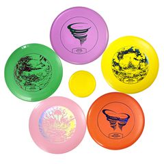 Σετ Disc Golf VEVOR, 5 τεμάχια ιπτάμενοι δίσκοι για αρχάριους, Σετ εκκίνησης Disc Golf για προπόνηση ενδυνάμωσης ολόκληρου του σώματος, με Putter, Μεσαίας εμβέλειας, Driver, Mini Marker, Εγκεκριμένο α