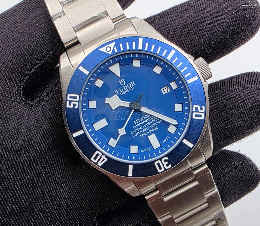 Tudor Pelagos μαύρο ατσάλι replica