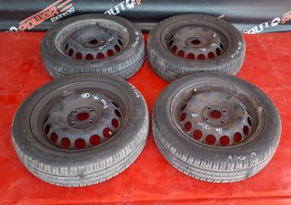 TOYOTA AYGO/CITROEN C1/PEUGEOT 108 2014-2022 ΖΑΝΤΕΣ ΣΙΔΕΡΕΝΙΕΣ 15''  (4 ΤΕΜΑΧΙΑ) Α2*