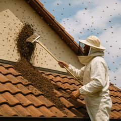 Απομάκρυνση σμηνών μελισσών και σφηκών