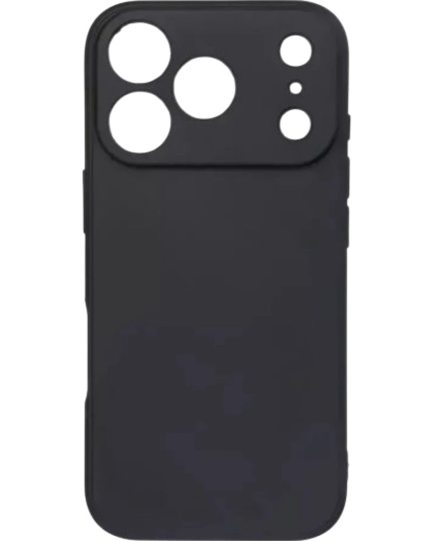 Matt TPU case protect lens for iPhone 17 Pro Black