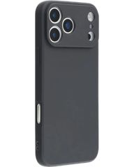 Matt TPU case protect lens for iPhone 17 Pro Max Black