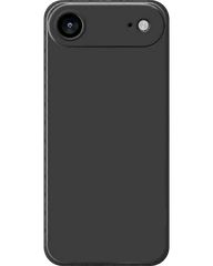 Matt TPU case protect lens for iPhone 17 Air Black
