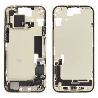 For iPhone/iPad (AP150021YPSP) Middle Frame (Pulled A) incl. small parts - Yellow, For iPhone 15