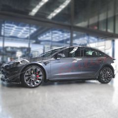 TESLA MODEL 3 SIDE SKIRTS / ΠΛΑΙΝΑ ΜΑΡΣΠΙΕ PERFORMANCE-thumb-3