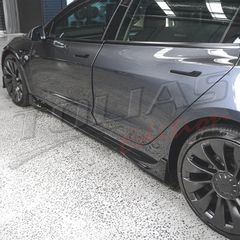 TESLA MODEL 3 SIDE SKIRTS / ΠΛΑΙΝΑ ΜΑΡΣΠΙΕ PERFORMANCE-thumb-5
