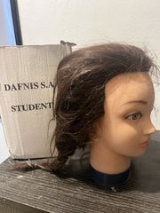 Dafnis Εκπαιδευτική Κούκλα 50% Φυσική Τρίχα 50cm Καινούργια με το κουτί νέος Κόσμος Περιοχή