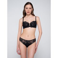 Luna Γυναικείο Σουτιέν Balconette Με Μπανέλα Δαντέλα Venus Cup C