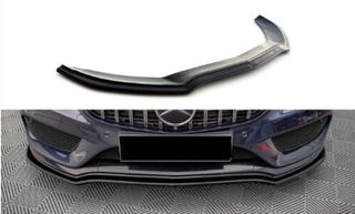 Lip spoiler μαύρο πλαστικό γυαλιστερό - Mercedes-Benz W205 AMG C43 2015-2018
