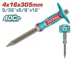 Βελόνι Πλαστική Λάβη TOTAL 4Χ16Χ305mm Επαγγελματικό ( THT4530416 )