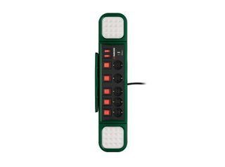 Φωτισμός εργασίας PARKSIDE® LED »PASD 3680 A1«, με πολύπριζο 5 μπριζες με διακόπτη ON/OFF