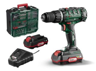 Σετ Τρυπάνι Επαναφορτιζόμενο PARKSIDE® 20 V 2 σε 1 »PABS 20-Li G8« Με 2 μπαταρίες, φορτιστή και συλλογή με εξαρτήματα!!!