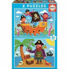 Educa - 2x20 pcs, Pirates (80-17149) / Toys