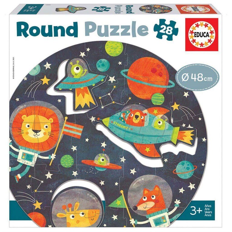 Educa Round Puzzle, The Space (80-18908)