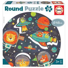 Educa Round Puzzle, The Space (80-18908)