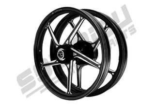 ΖΑΝΤΕΣ AJI RACING YAMAHA CRYPTON X 135/T110/S115 ΑΛΟΥΜΙΝΙΟΥ ΜΑΥΡΕΣ