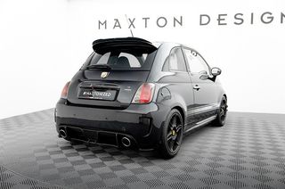 Diffuser Πίσω της Maxton Design για Abarth 500 MK1 2008-2016 (FI500ABARTHCNC-RS1B)