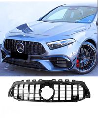 Μάσκα για Mercedes A-Class W177 Hatchback Facelift(2023-ΜΕΤΑ) Μαύρη