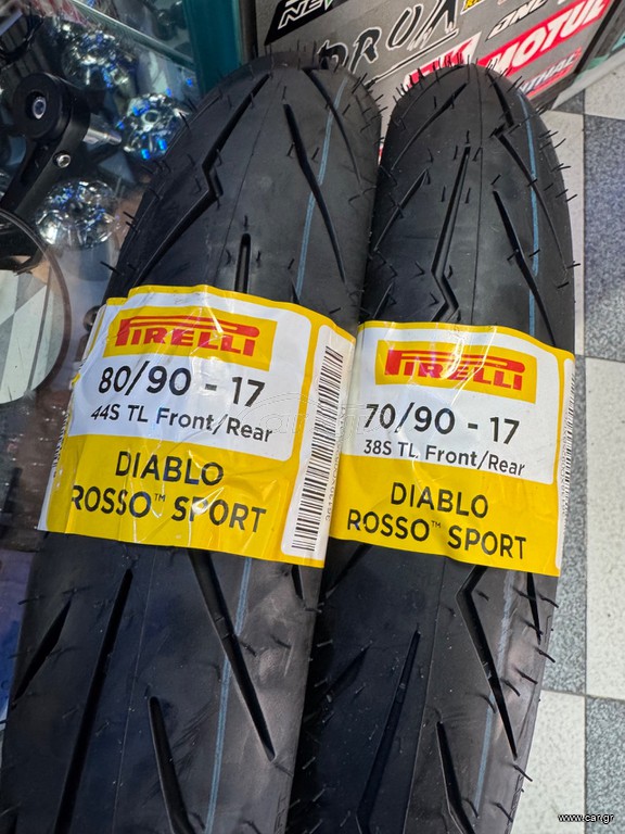 PIRELLI DIABLO ROSSO SPORT 80/90-17 70/90-17
