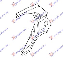 Φτερό Πίσω 5π (71503-1GC50) Αριστερό  για KIA RIO 05-11