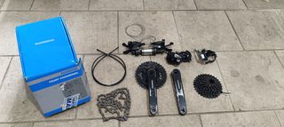 Σετ μετάδοσης shimano 3x8