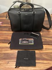 Paul Smith Leather Briefcase, laptop case, card holder