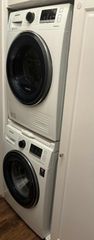 Σετ πλυντήριο 8kg - στεγνωτήριο 8kg Samsung με βάση συνδεσης roller.