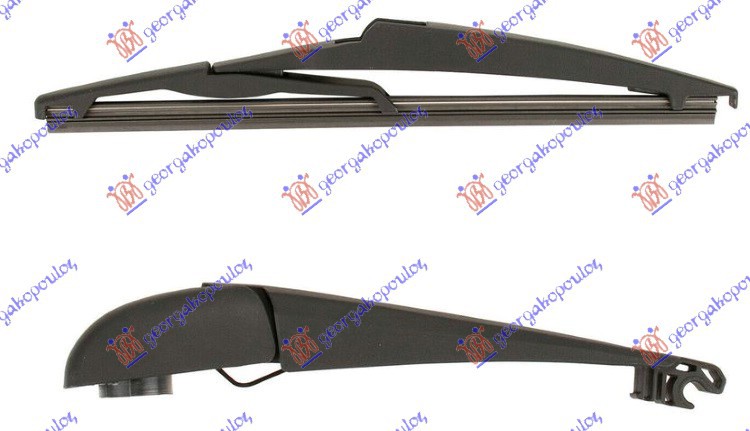 Υαλοκαθαριστήρας Πίσω Με Μπράτσο 250 mm (68358389AA) για JEEP COMPASS 16-22