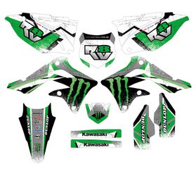 ΣΕΤ ΑΥΤΟΚΟΛΛΗΤΑ ΓΡΑΦΙΚΑ Kawasaki – KXF 450 ’12-’15