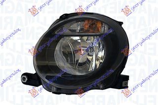Φανάρι Εμπρός Ηλεκτρικό Μάυρος (51787492TUNING) Αριστερό για FIAT 500 15-